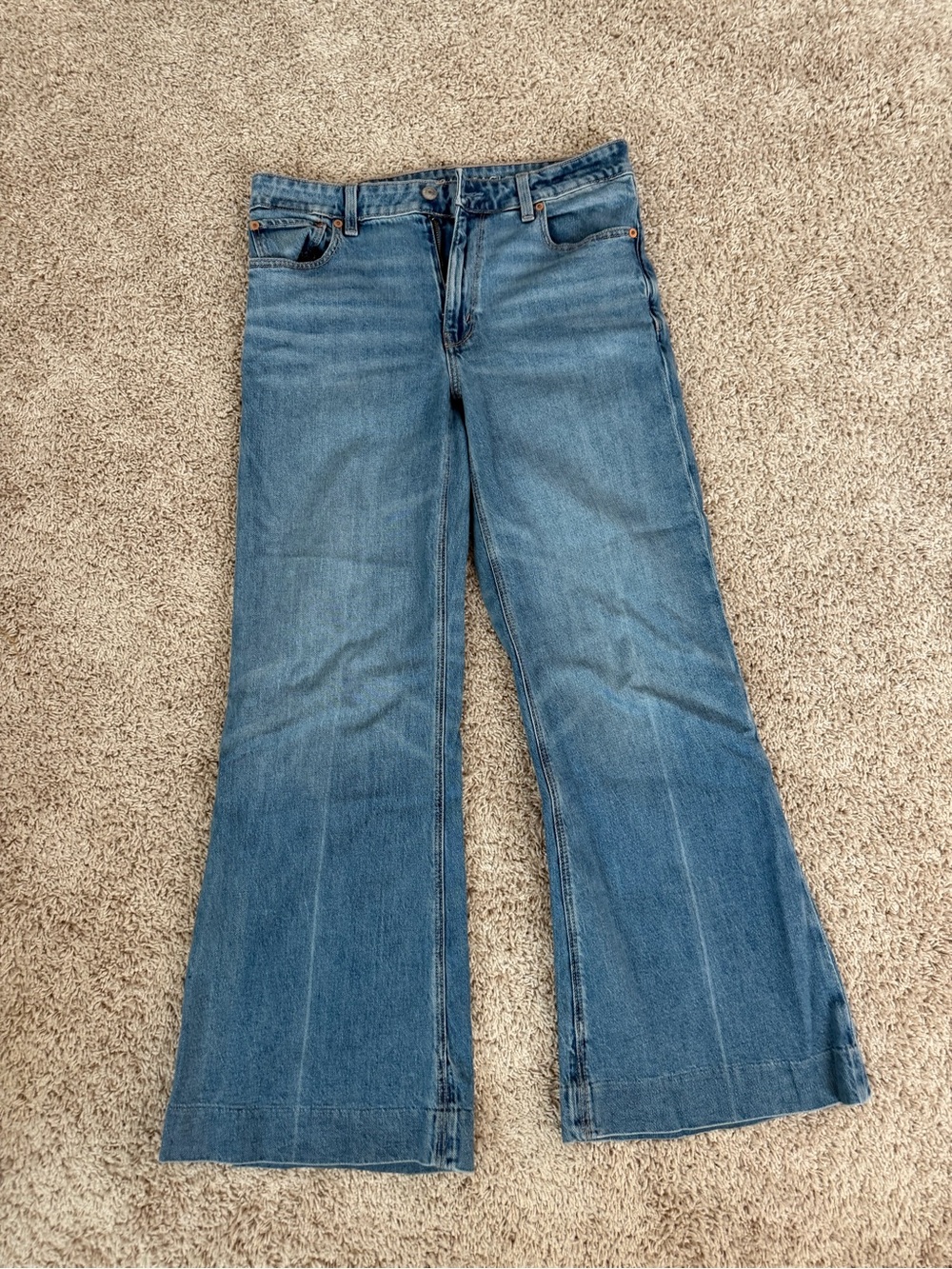 American Eagle Outfitters Medium Blue Flare Jeans